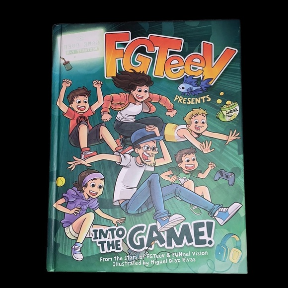 New Kids Book Hard Cover FGTeeV Into the game Book - Picture 4 of 4